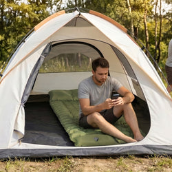 Inflatable Camping Sleeping Pad Ultralight Mat | HomeAndLivi