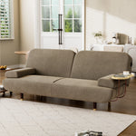 Luxury CONVERTIBLE SOFABED WITH USB CHARGE AND SIDE TABLE  Premium
