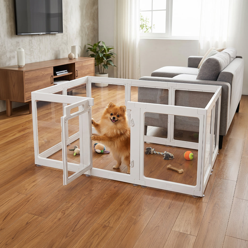 Clear Dog Playpen 60cm 50x2x60cm