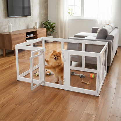 Clear Dog Playpen 60cm 50x2x60cm