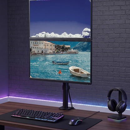 Dual Monitor Arm Adjustable Stand 75x75cm