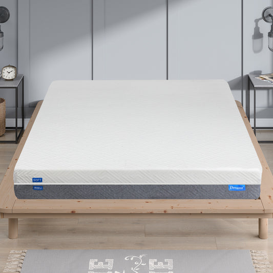Luxury Double Mattress Gel Memory Foam  Soft Cushion Classic