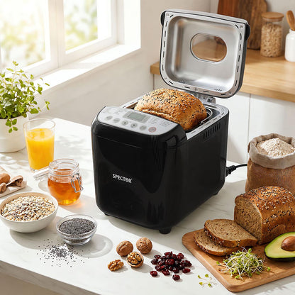 Automatic Bread Machine With Non Stick Pan 33x28x29cm