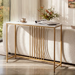 Marble Effect Console Table Narrow Hallway | HomeAndLiving