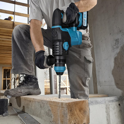 Cordless Rotary Hammer Drill Set 33.5x17cm
