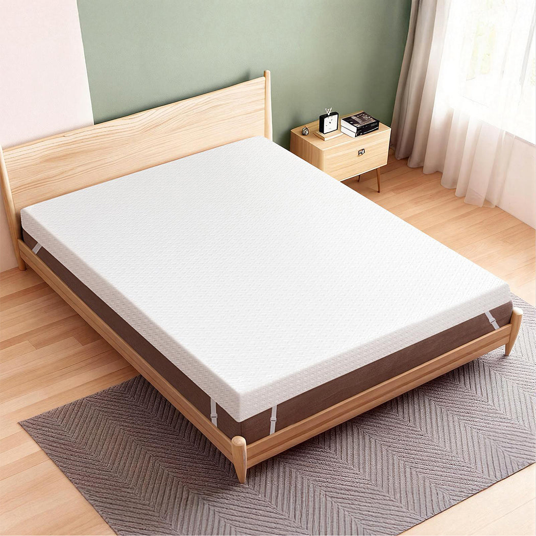Memory Foam Mattress Topper 10cm Thick 203x183x10cm