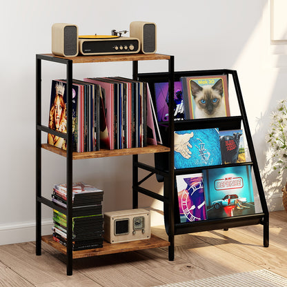 Vinyl Record Stand 3 Tier 84x30x74cm