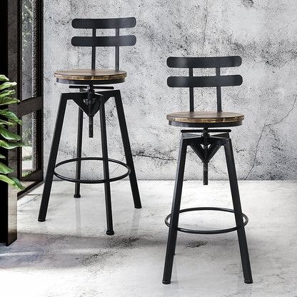 Stylish 4x Bar Stool Industrial Adjustable  Premium Quality Build