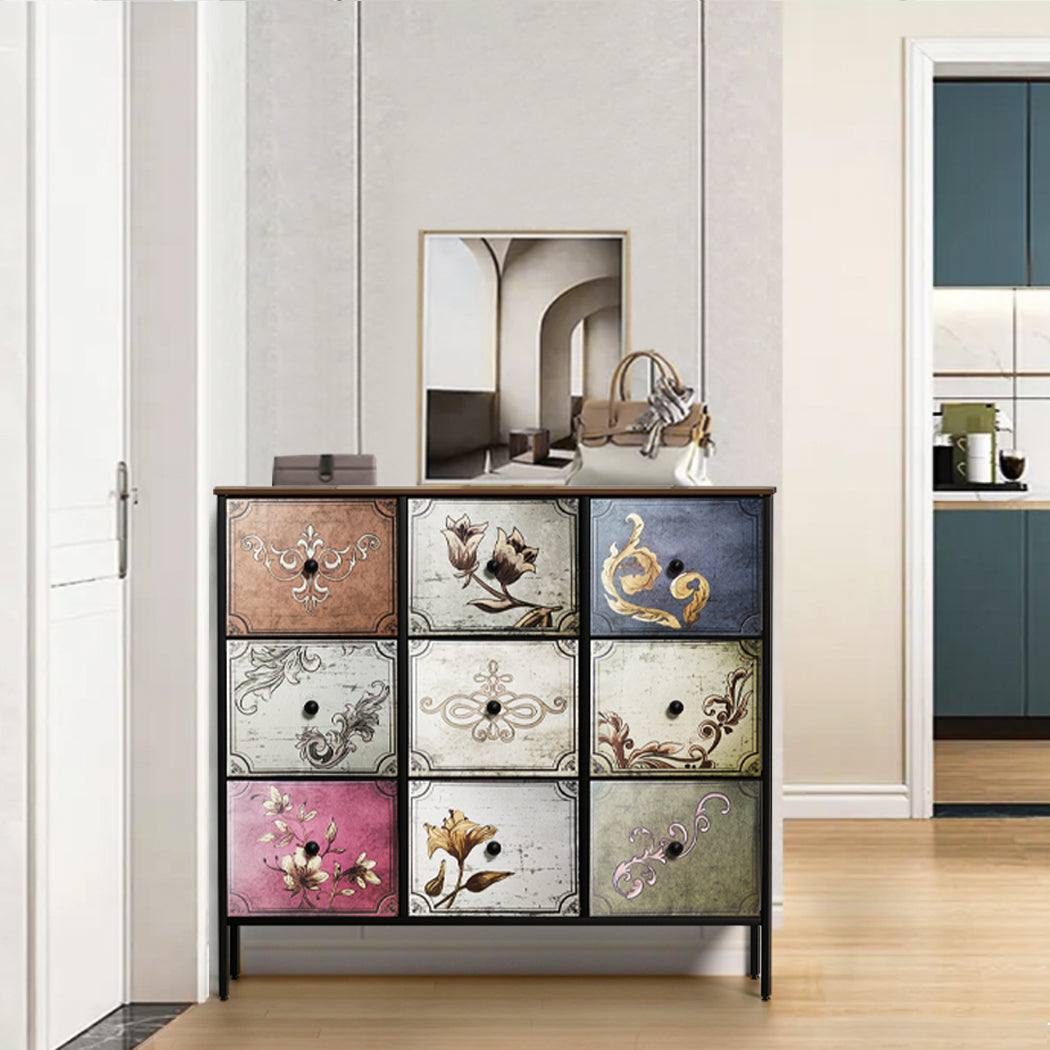Minimalist 9 Chest of Drawers Storage Cabinet  Premium Quality Build