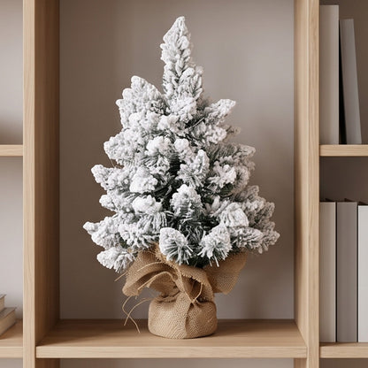 Mini Christmas Tree Snow Flocked 10.5x10.5x49cm
