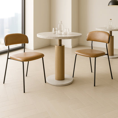 Pu Leather Lounge - Brown
