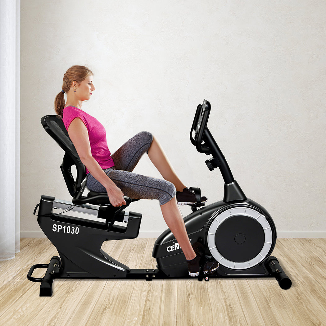 Recumbent Bike Ergonomic Design 158x68x111cm