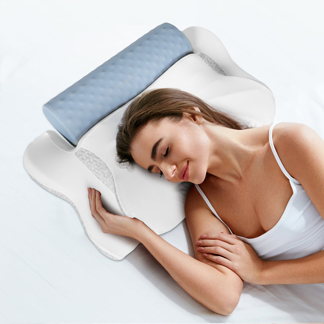 Cervical Memory Foam Neck Support Pillow | HomeAndLiving - 8