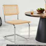 Compact 6x Rattan Chair Dining Chairs  Sleek Modern Look Classic