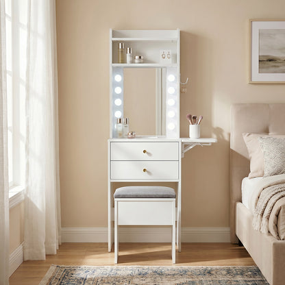 Dressing Table Stool With Storage 72x39.5x151cm