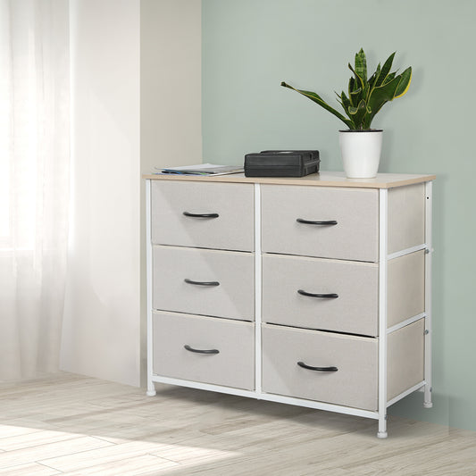 Beige Storage Cabinet Tower 80x30x63cm