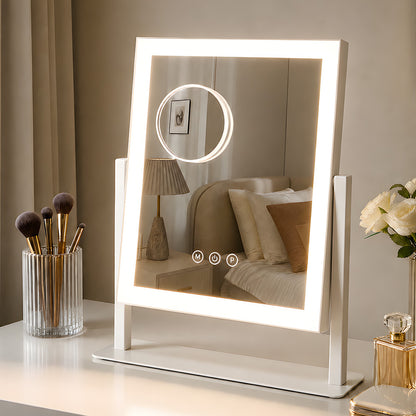 Vanity Mirror With Lights 10X Magnifier 36.7x30x6.2cm