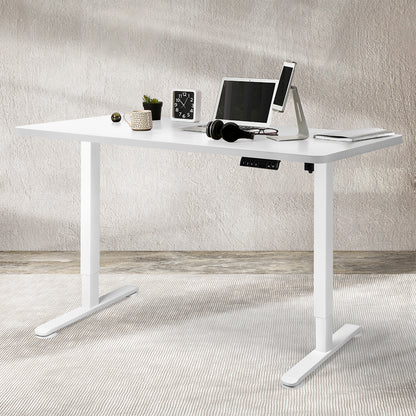 Luxury Motorised Standing Desk Height 120cm White 800x 1.5MM  Soft