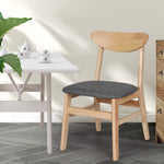 Compact 4xDining Chairs Kitchen Chair Clear 4Pack  Sleek Modern Look