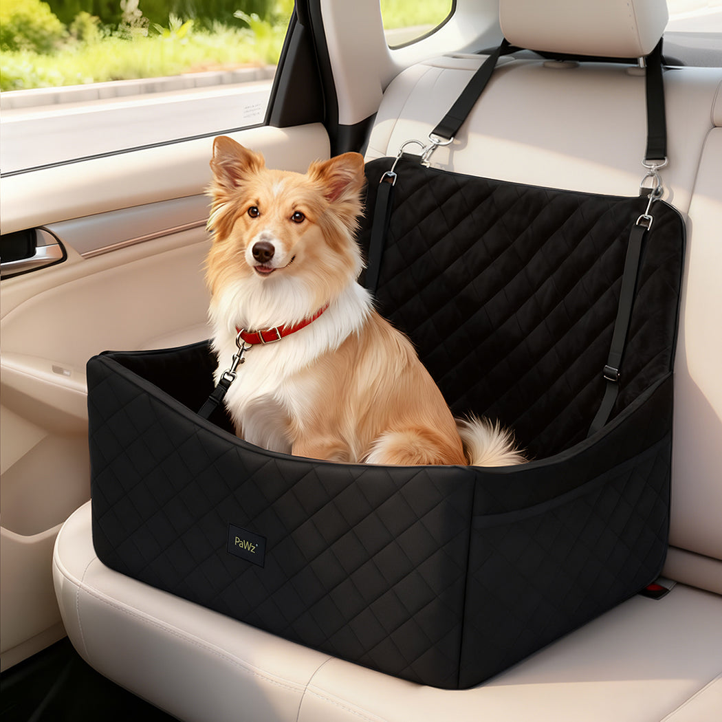 Dog Car Seat Booster Black