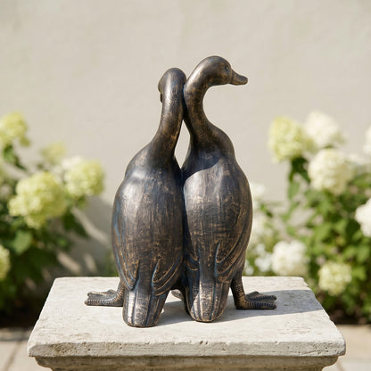 Levede Duck Garden Ornament Resin Garden Statue Home Craft Sculpture Decor Gift