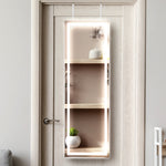 Stylish Mirror Jewellery Cabinet Touch  Foldable Function Classic