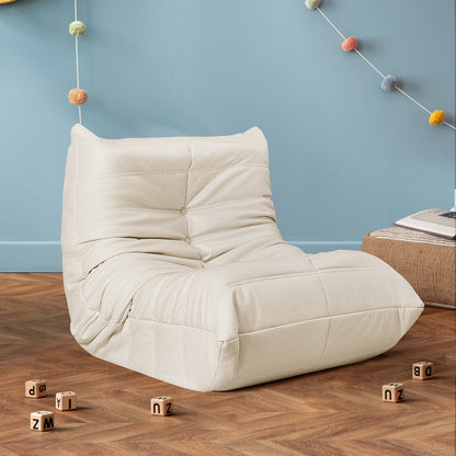 Modern Kids Floor Chair Foam Sofa Replica Single Lazy Recliner