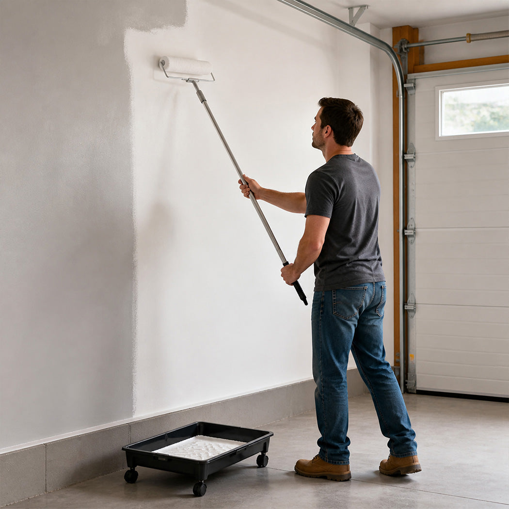 Paint Roller Set Extendable Pole Kit 60x37x11cm