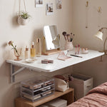 Wall Mounted Folding Table Floating Desk | HomeAndLiving