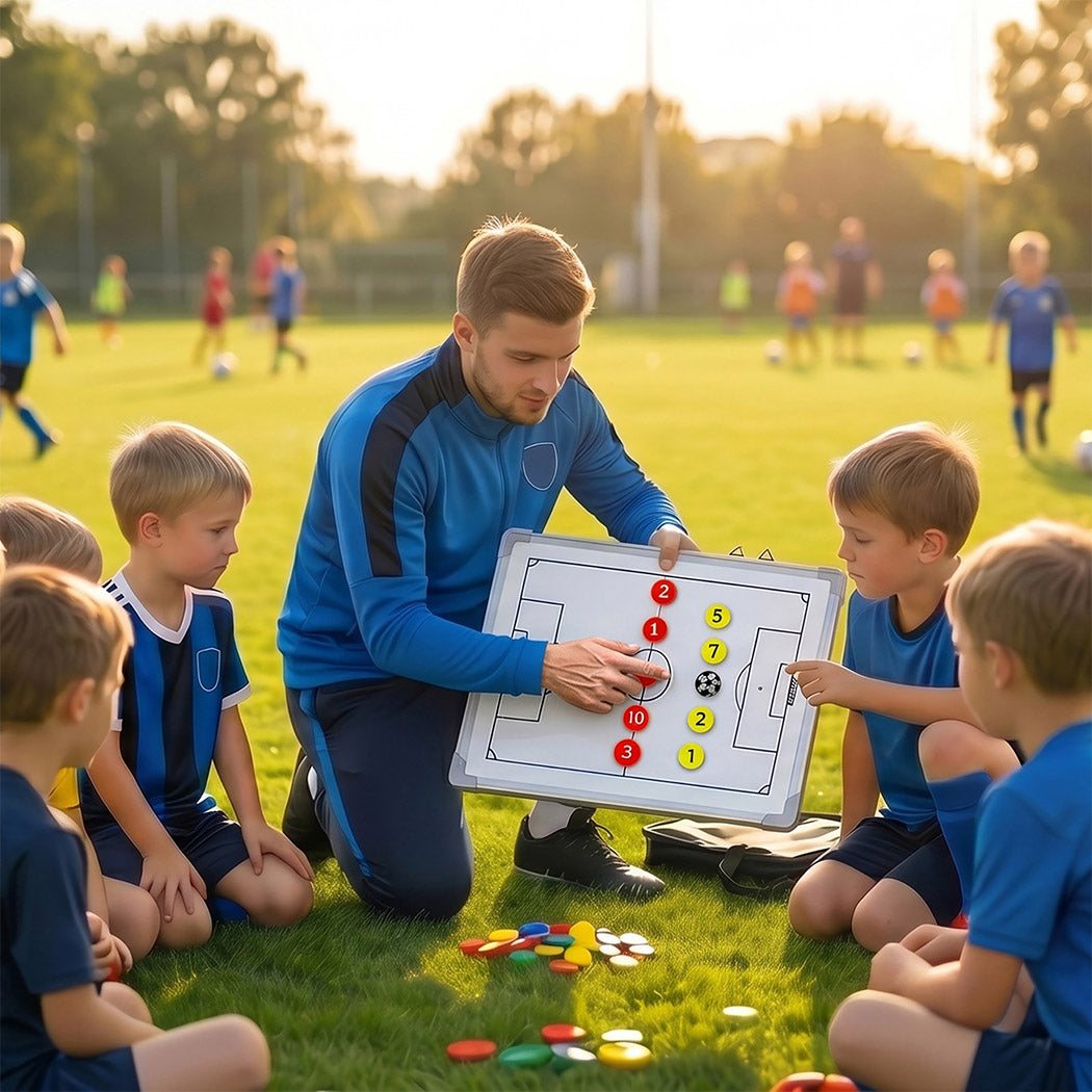 Centra Soccer Coaching Board Tactic Clipboard Dual-sided Coach Training Magnetic