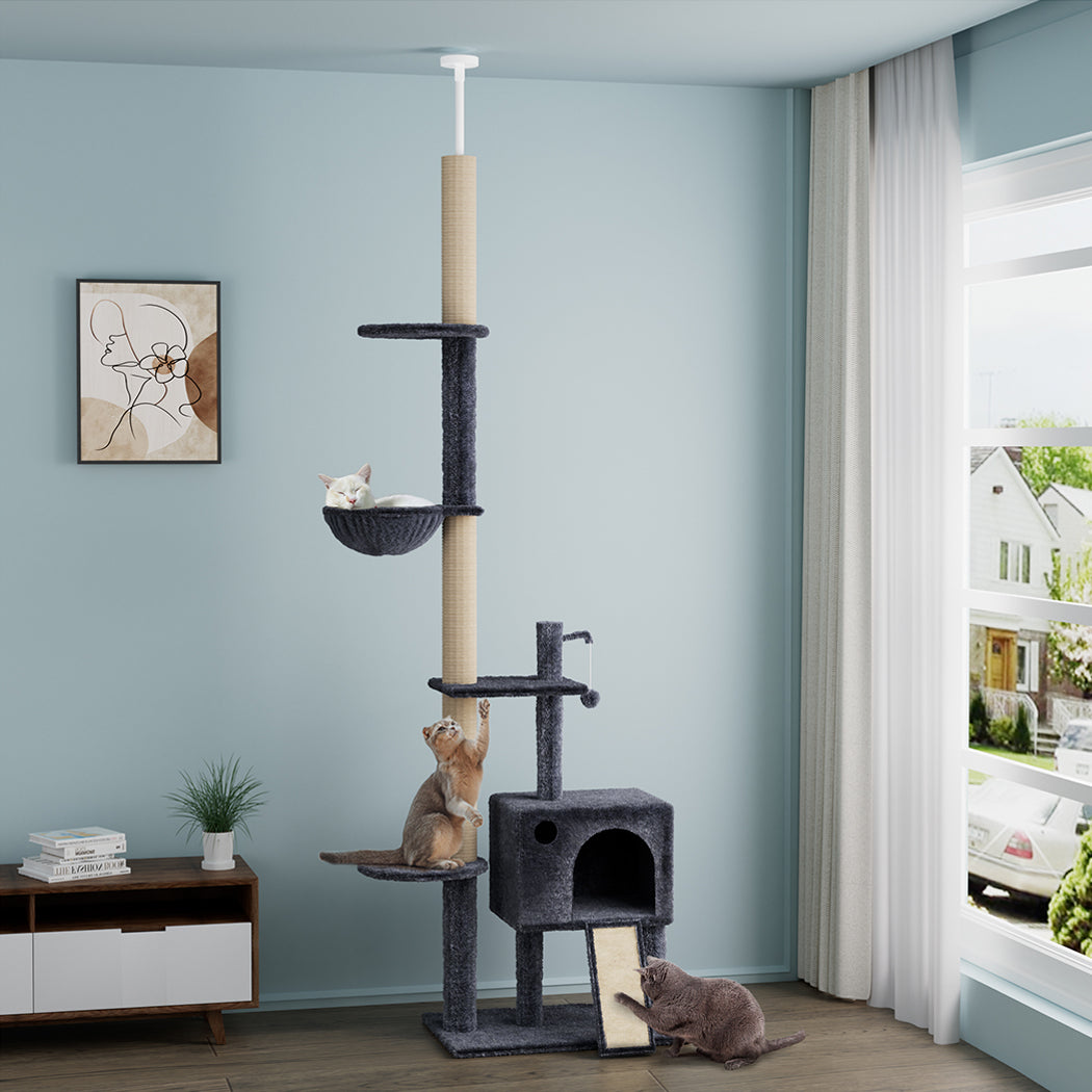 Cat Tree Scratching Post Condo 40x24x230cm