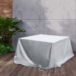 Stylish Outdoor Furniture Cover Waterproof Silver Barrier  Sleek