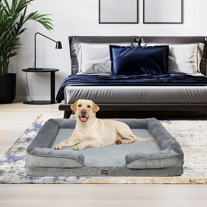 Pet Sofa Bed Memory Foam XL 71x58x18cm