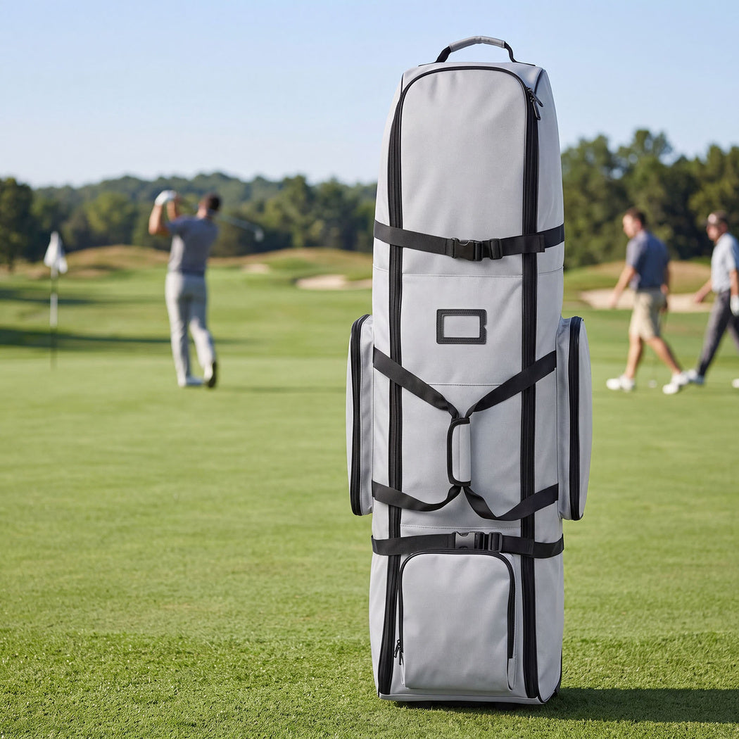 Golf Travel Bag Padded Wheels 38x35x138cm