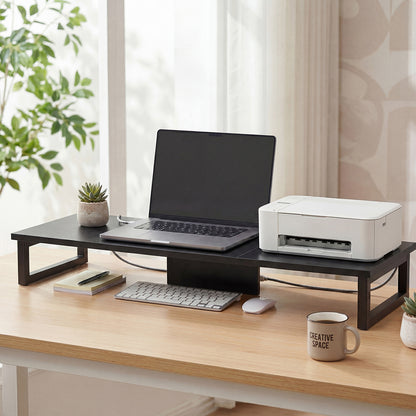 Levede Monitor Stand Dual Screen Riser Computer Monitor Stand Desk Organiser