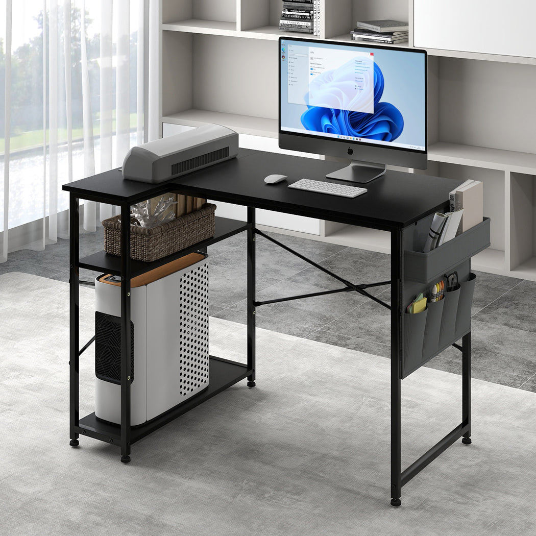 L-Shaped Gaming Desk Corner Table 100x70x75cm