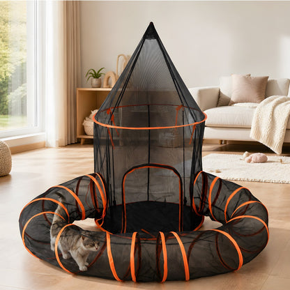 Cat Tunnel Large Foldable Mesh 305x30x30cm