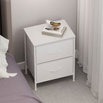 Versatile Bedside Table Storage Nightstand Bedroom Storage  Sleek