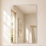Frameless Wall Mirror Tempered Glass 60x45cm | HomeAndLiving
