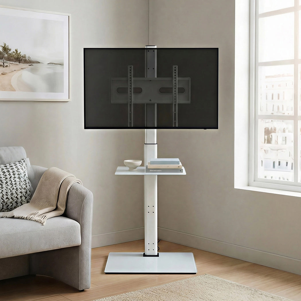Tv Floor Stand Adjustable 100x100cm