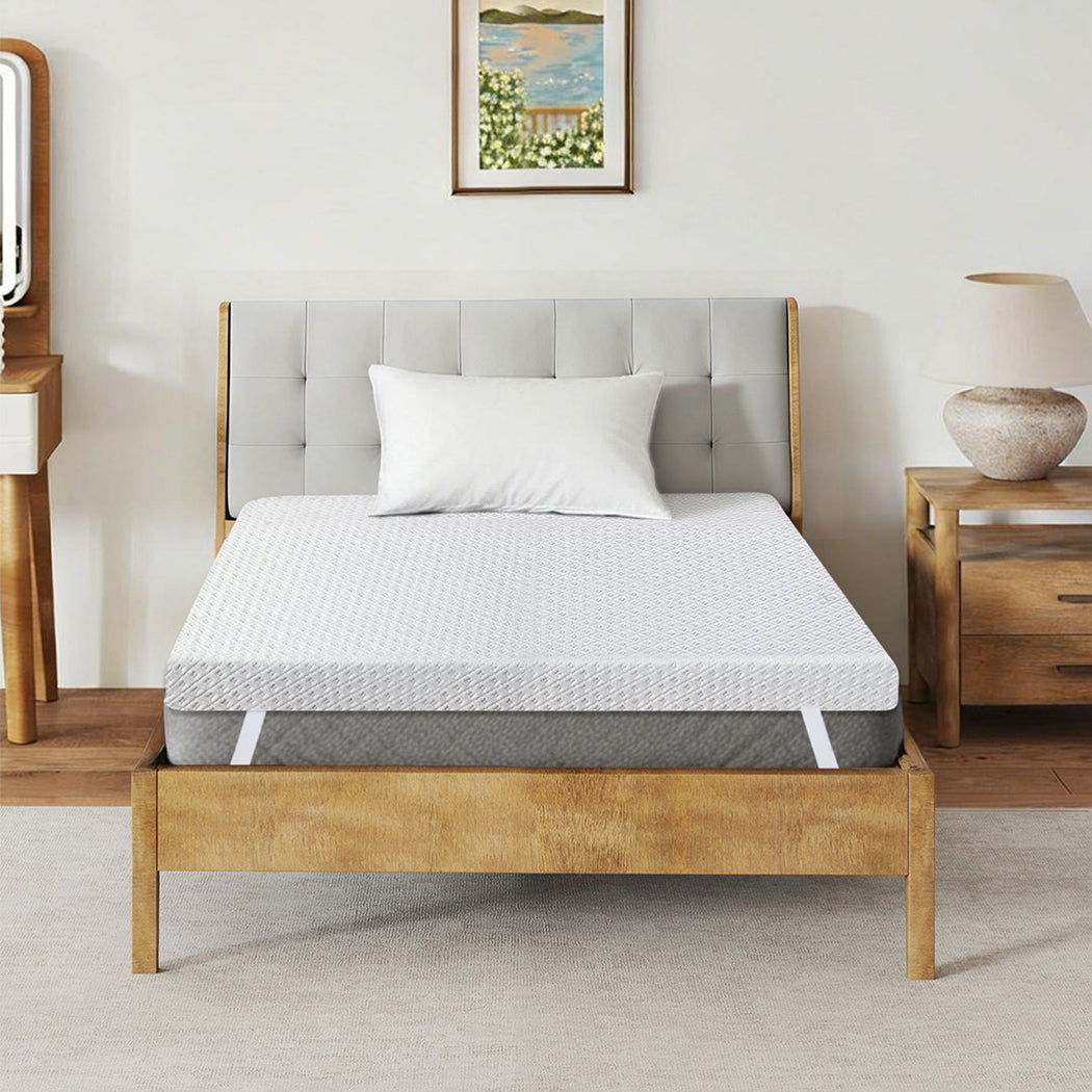 Memory Foam Mattress Topper 10cm Thick 203x107x10cm