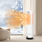Versatile Bladeless Tower Fan 2 In 1 Cooler & Heater Fan  Premium