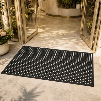 Anti Fatigue Mat Non Slip Black 150x90cm
