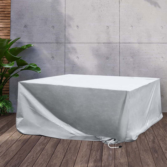 Luxury Outdoor Furniture Cover Waterproof Silver 15cm  Wood Finish