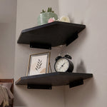 Corner Wall Shelves 2pc Floating Storage | HomeAndLiving