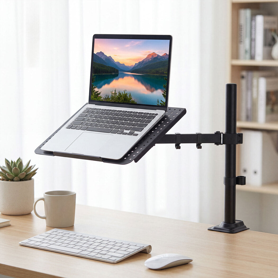 Single Monitor Arm Desk Mount Adjustable 75x75cm