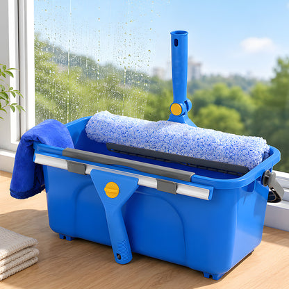 Window Cleaning Kit With Extendable Pole 42x23x18.5cm