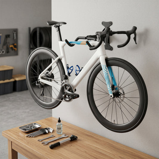 Bike Wall Mount Rack Retractable Storage Hook | HomeAndLivin