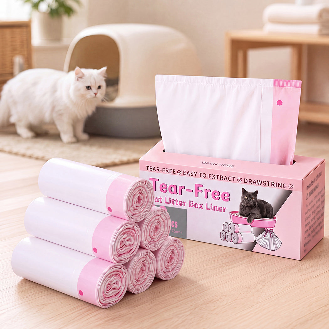 Cat Litter Bags Drawstring Large 64x40cm