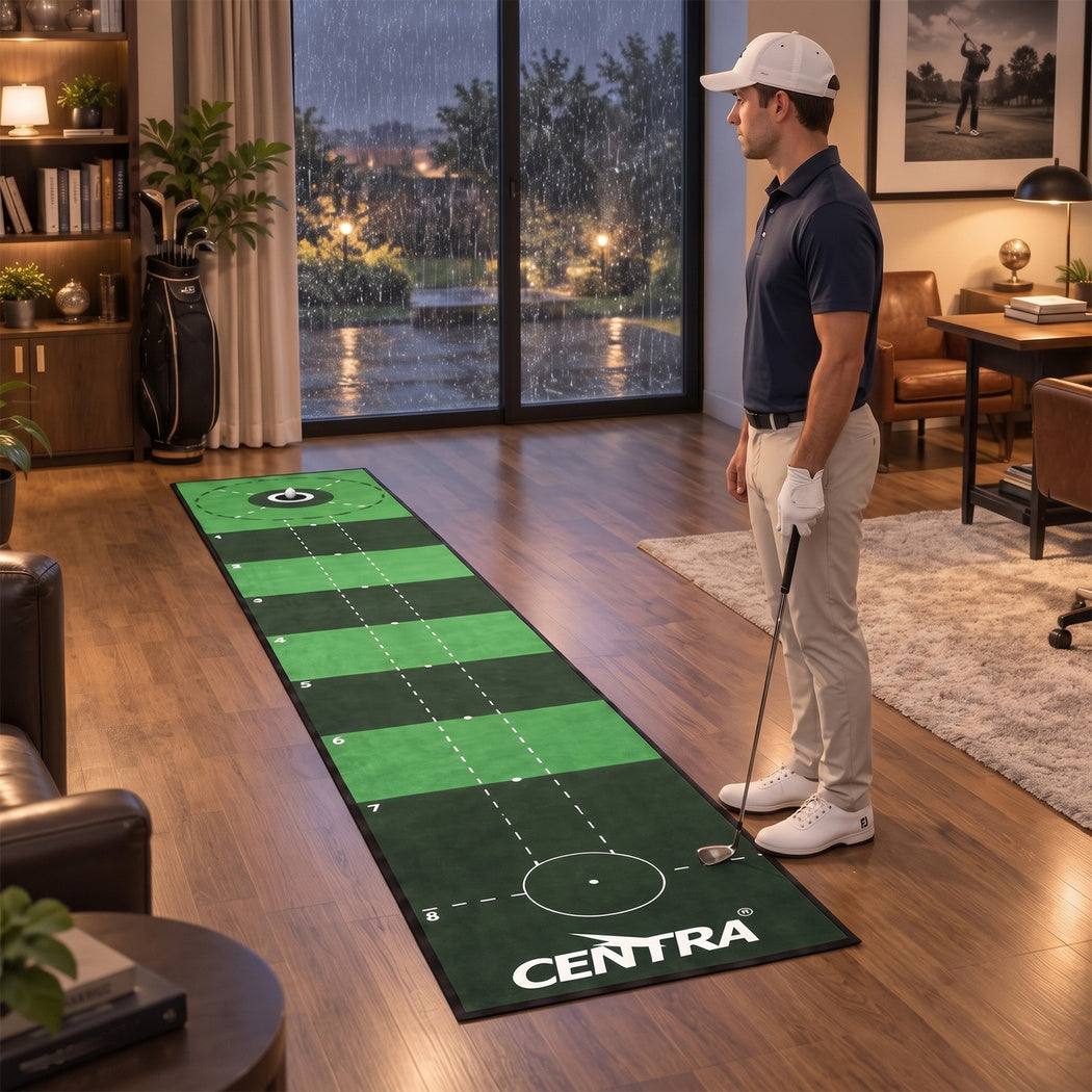 Golf Putting Mat Indoor Green 300x50x0.75cm